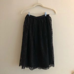 Zara lace midi skirt